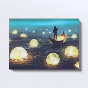 Tablou cavnas Paddling dreams