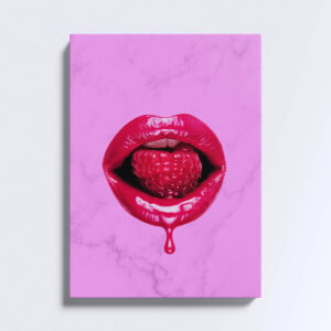 Tablou buze rosii