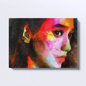 Tablou Colored face