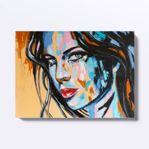 Tablou portret colorat