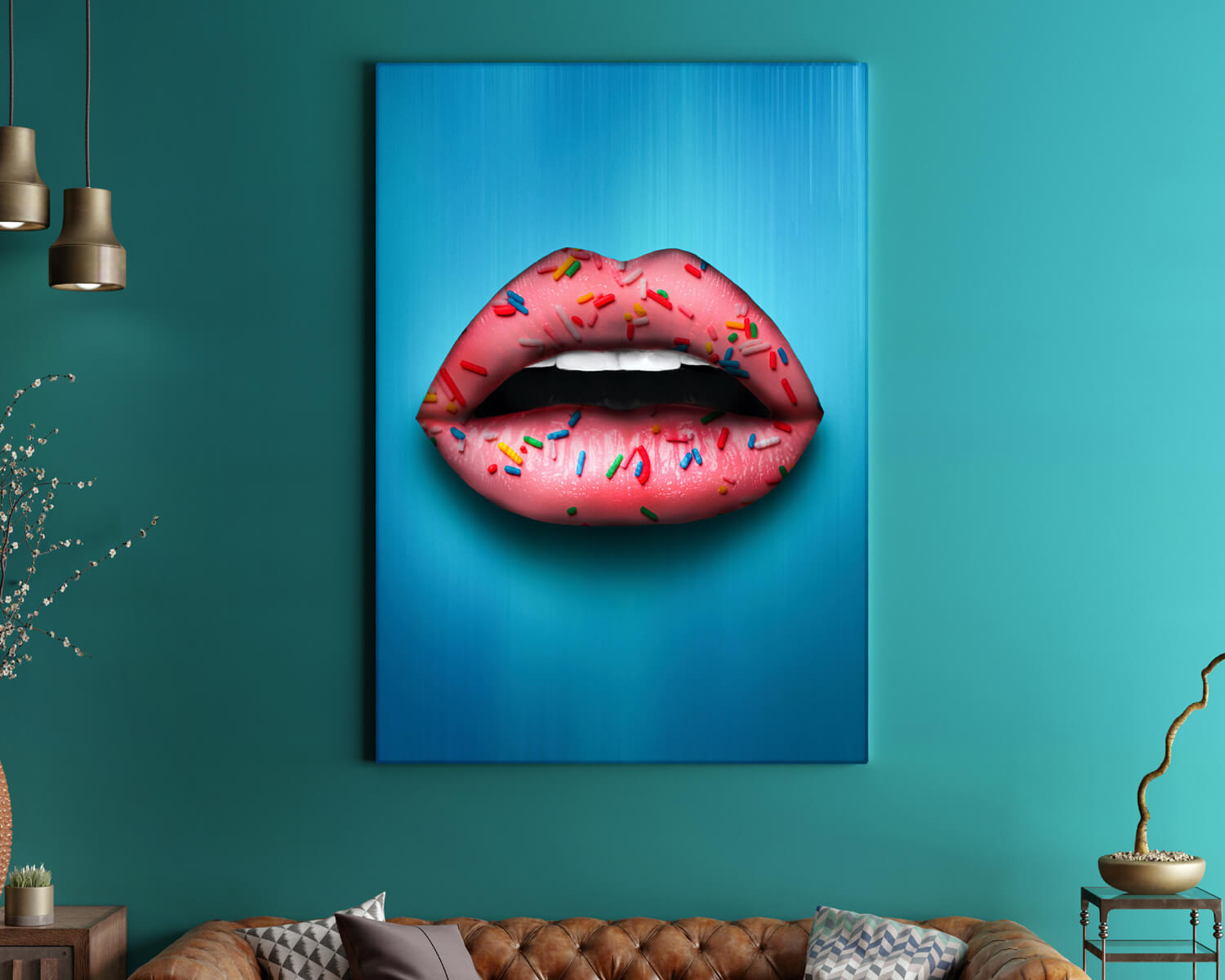 Tablou canvas buze