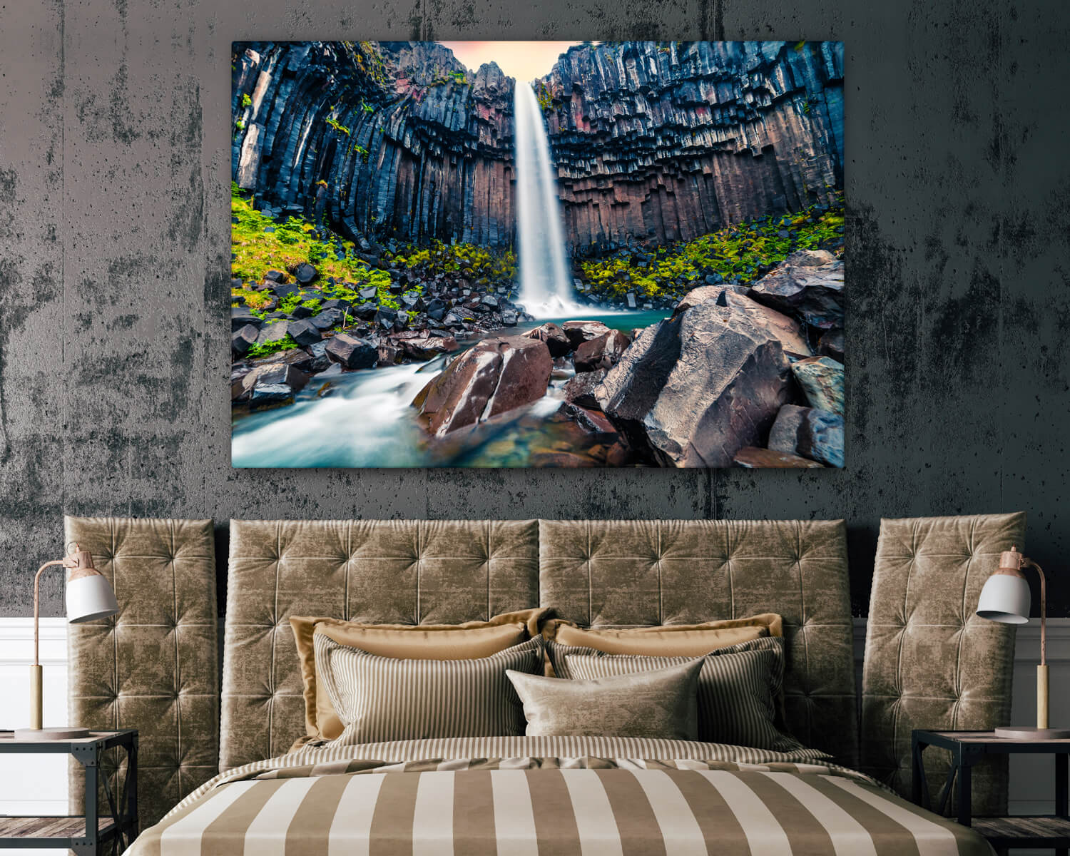 Tablou peisaj cascada