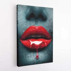 Tablou Red sticky lips
