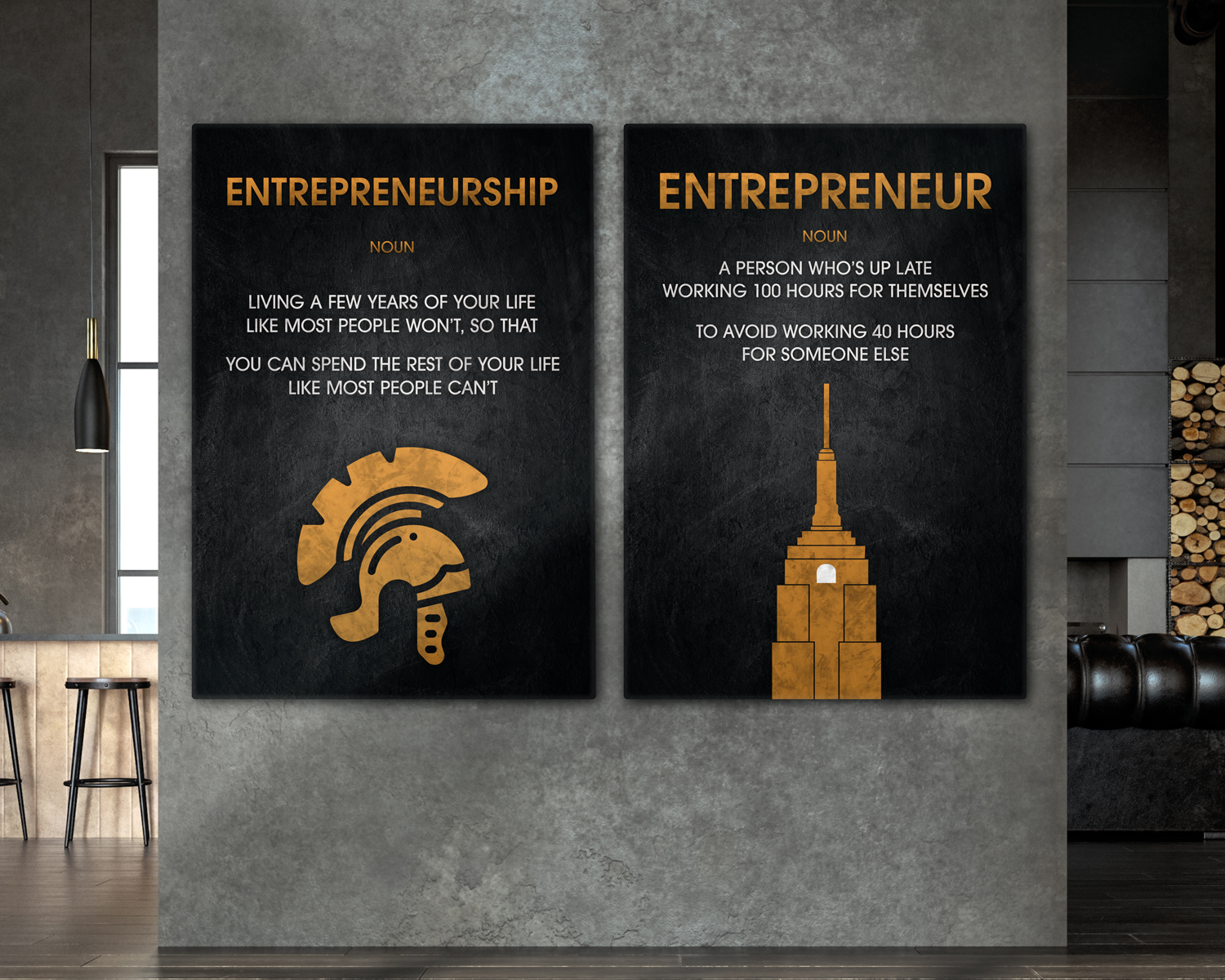 Tablou motivational antreprenori