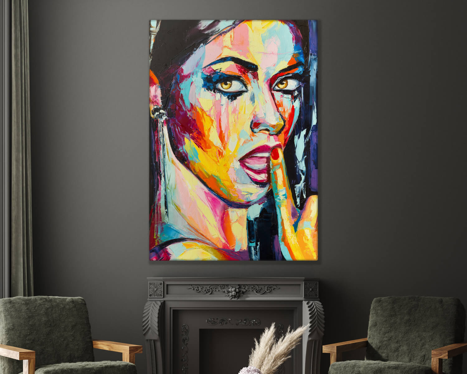 Tablou pictura abstracta